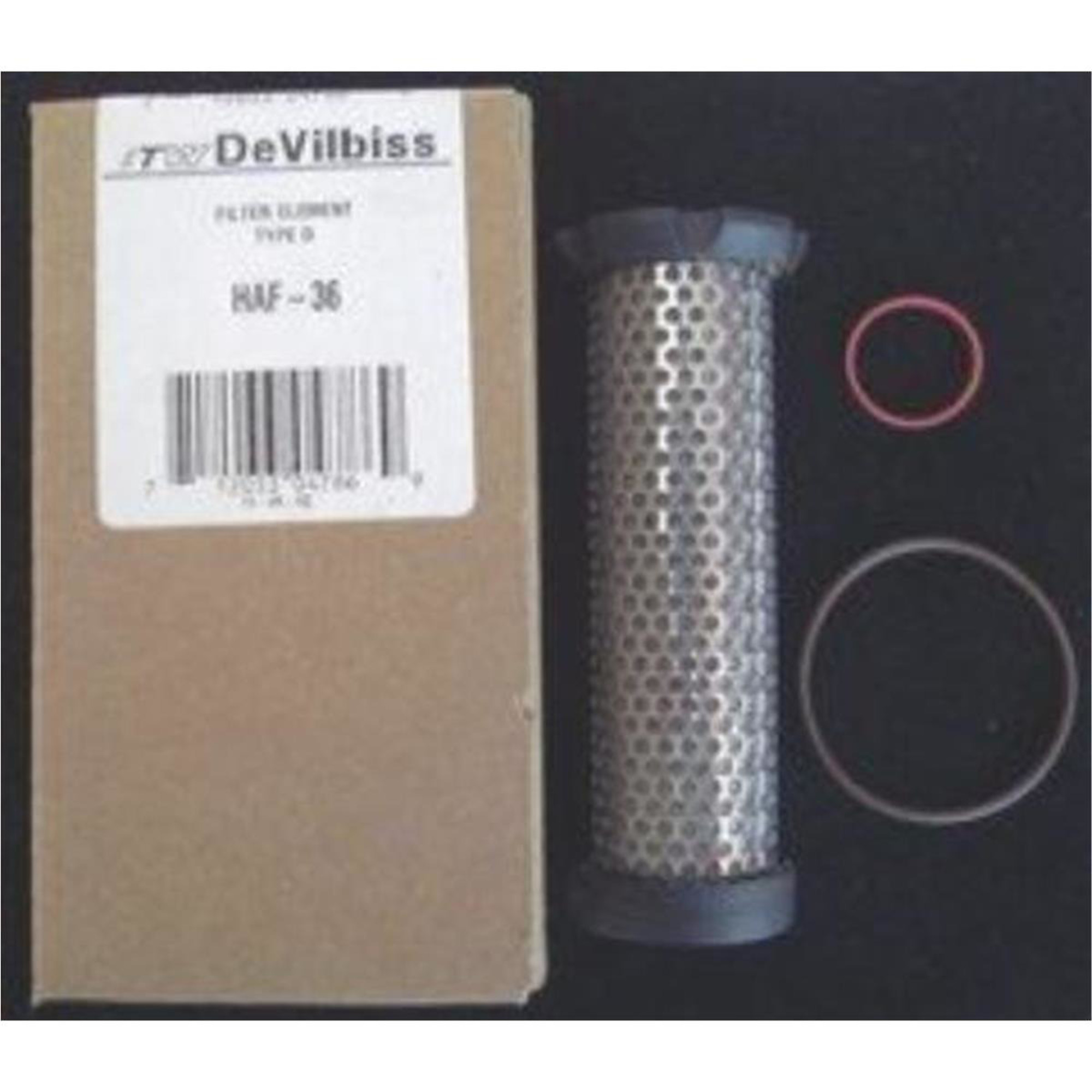 DeVilbiss Charcoal Filter Element — Model# HAF-36